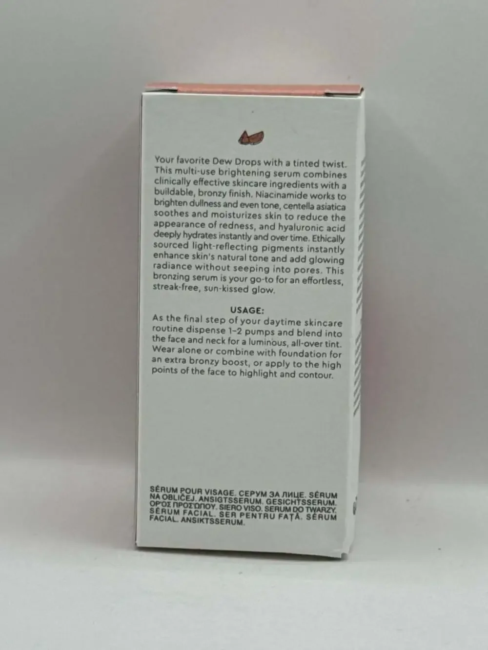 Glow Recipe Watermelon Glow Niacinamide Hue Drops Sun Glow 40 ml